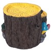 Resin Mini Stump Shape Hiding Hole Wooden Cave Artificial Aquarium