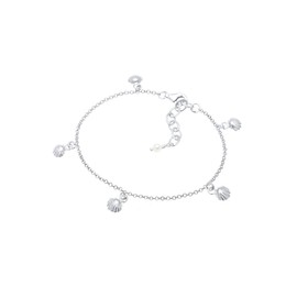 Elli Women's 925 Sterling Silver Seashell Bracelet of Length 16cm 0208223016_16