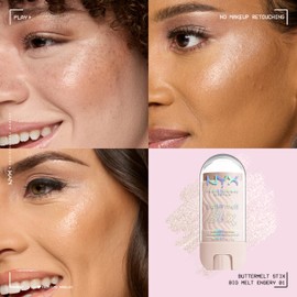 NYX Professional Makeup Highlighter, Buttermelt Stix, Glow Boosting Stix, up to 8 hour wear, Infused with Cupuacu & Coconut Butter, Shade: Big Melt Energy