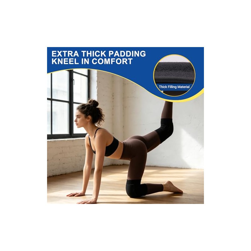 Dance Knee Pads for Women & Men – Breathable Mesh,