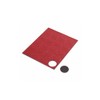 U Brands Heavy-Duty Board Magnets, Circles, Red, 0.75" Diameter, 20/Pack