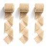 MORSUNBELA Chiffon Ribbon Gift Ribbon Chiffon Fabric Light Brown Decorative