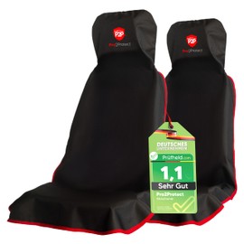 Pro2Protect Pro2Protect (2X Test SEHR GUT) Autositzschoner Vordersitze | WASSERDICHT | 2er Set | Autositzbezge,Sitzauflage Sitzbezge Auto | Schonbezug vorne, Autositzauflage,Sitzschoner Auto Zubeh?r Innenraum