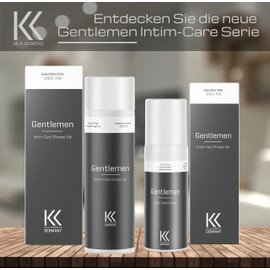 Gentlemen Intim Pflege Set mit Showergel & Creme, Intim-Care Shower Gel & Cream Set - für den Mann - vom Urologen (Experte für Intimpflege) entwickelt und betreut -Dr. K. Cosmetics