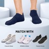 SIMIYA Ankle Socks Mens Trainer Socks Breathable Cotton Low Cut