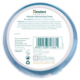 Himalaya Herbals Intensive Moisturizing Cream with Natural Vitamin E With Aloe and Sweet Almond Oil -150ml