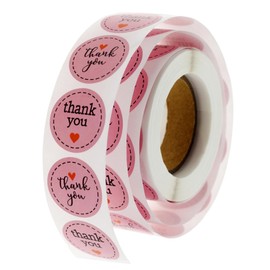 Operitacx 500 Stück Dankeschön-aufkleber für Umschläge Briefaufkleber Aufkleber Geburtstagsparty Rollenaufkleber Weihnachtsaufkleber Thanksgiving-aufkleber Rolle