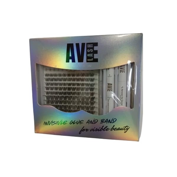 AMARA Lash Clusters Kit 8-16mm with 5-6mm Bottom Lashes Wispy