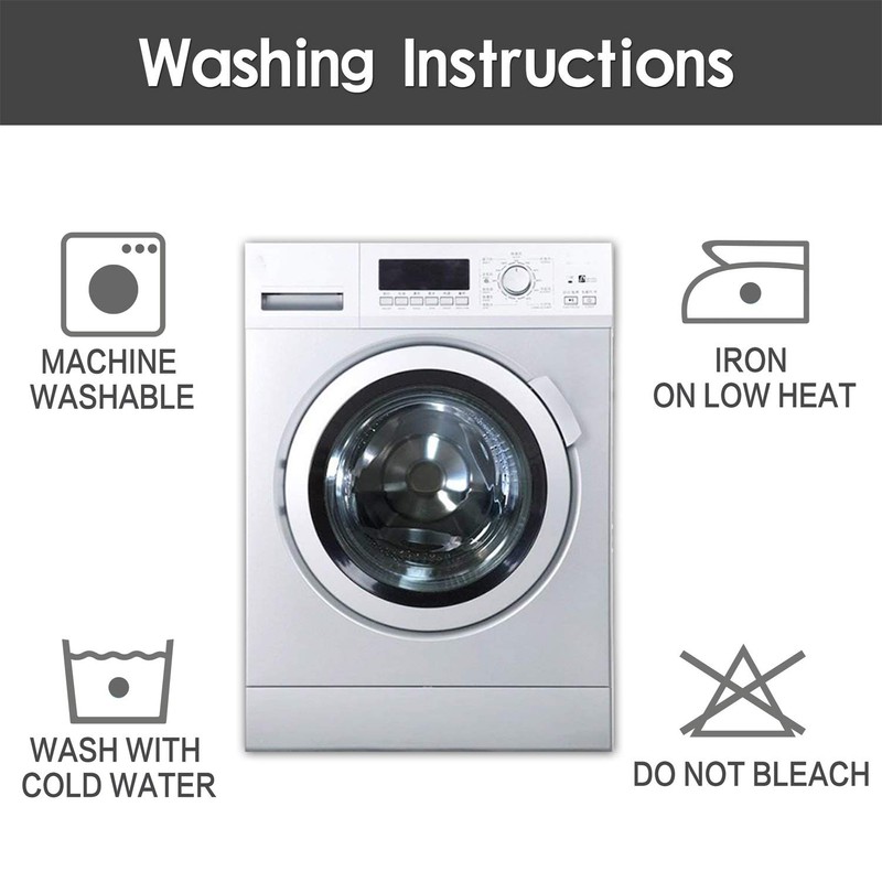 DWCN Blackout Curtains for Bedroom with Tiebacks - Room Darkening