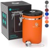 Coffee Gator Coffee Canister, 22oz Airtight Stainless Steel Kitchen Food