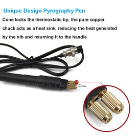Pyrography Pen for 110V 60W Pyrography Machine Wood Burning Tool Pyrography Craft Kit