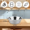 NYSUZHOUJI Deep Mixing Bowl, Stainless Steel Bowl, Salad Bowl for