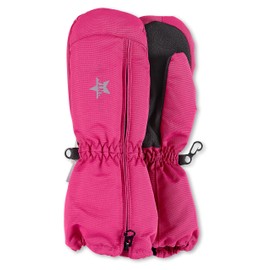 Sterntaler Gauntlet Gloves with Central Zip (Stulpen-handschuh) - magenta, size: 4