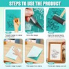 SHUESS 6 Pack A4 Lino Sheets - Easy-Carve Soft Lino