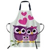 Smooffly Cute Owls Family Aprons - Cooking & Baking Aprons