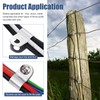 60 Pcs Wire Fence Clips Fence Wire Clamps Cattle Panel