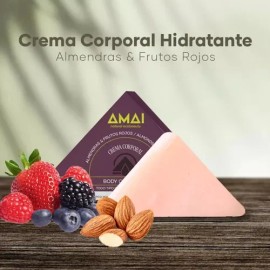 AMAI Crema Corporal Extra Humectante de Frutos Rojos y Almendras Dulces