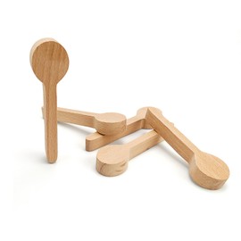 5 Pieces Carving Wood, DEANKEJI Carving Wood Blanks Beech Wood Blocks Spoons, Spoon Blanks for Carving, for Beginners Wood Carving Blocks DIY