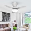 ocioc Quiet Ceiling Fan with LED Light DC motor 32