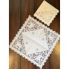 1 Artifacts vintage collection doily lace paper cocktail napkin decoupage