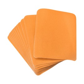 sourcing map 20Pcs Iron on Patches for Clothing Repair Fabric Repair Patches Iron-On Mending Fabric Orange 4.9"x3.7" for Clothes, Pants, Bags Hole Repairing and Decoration