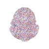 Sterntaler Girls' Peaked Cap Bathing Cap Flowers with Neck Protection