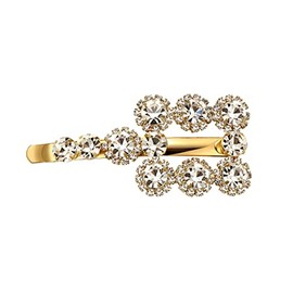 Hairpin Hair Accessory Clip Bijou Gold Silver Women (Gold)