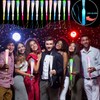 40 Pack Fiber Optic Sticks LED Fiber Wand Glow Fiber
