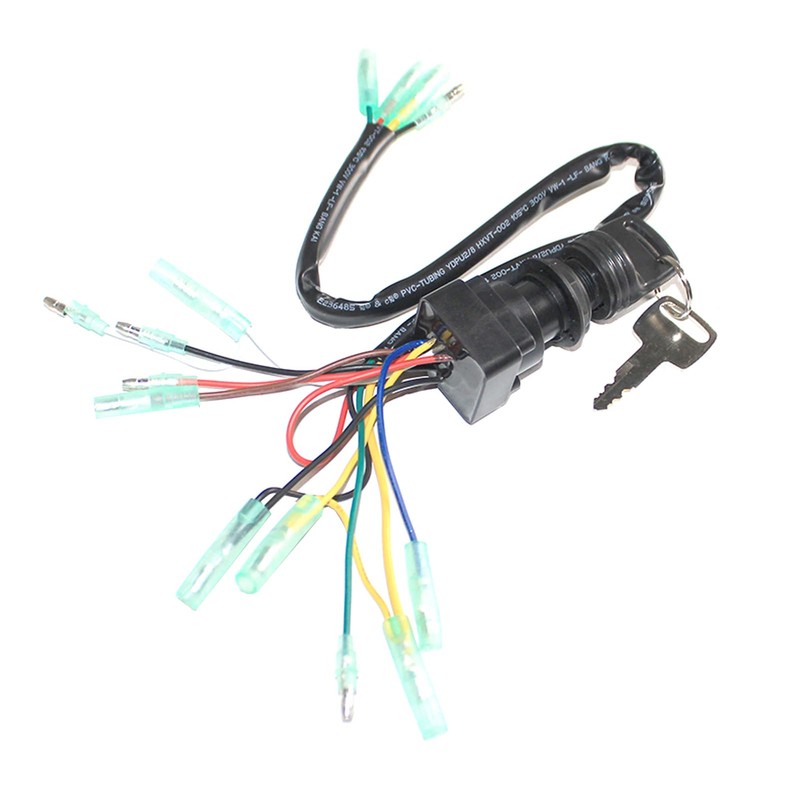 Ignition Switch Assembly Fit for Yamaha Outboard Motors Main Key