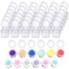 YGAOHF 36 Pcs Empty Paint Pots, Large empty Paint Pots