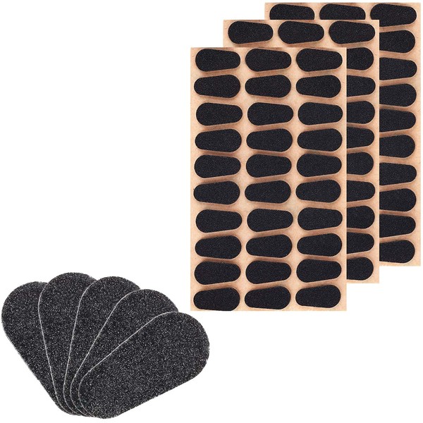 Gejoy 45 Pairs Soft Foam Nose Pads Self Adhesive Eyeglass Nose Pads Anti-Slip Eyeglass Nose Pads Thin Nosepads for Glasses Eyeglasses Sunglasses (Black)