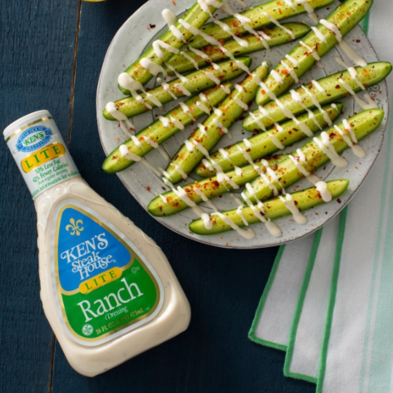 Ken's Steak House Lite Ranch Dressing,16 Fl Oz, (Pack of