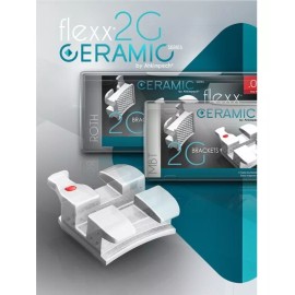 Ah Kim Peach Brackets Roth Ortodoncia 2g Flexx Ceramico