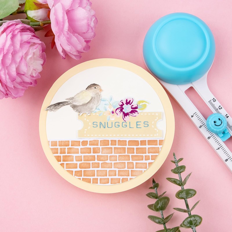 Circular Paper Cutter Adjustable Rotary Round Paper Cutter Trimmer with