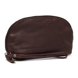 Chesterfield Brand Toiletry Bag VENEZIA | Made Of Leather | Large Cosmetics Case For Men And Women For Travel, Brown, L, Toiletry Bag