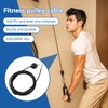 Cyrank Fitness Pulley Cable, Robust Steel Gym Wire Rope, Adjustable