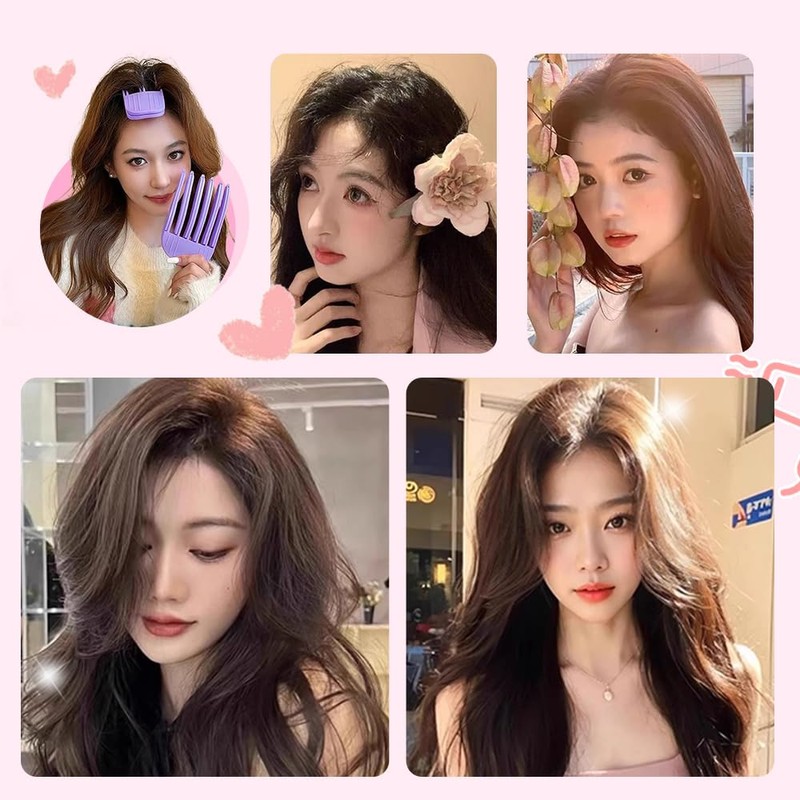 UrbanPulse Root Raising Clip Bangs Styling Comb Fluffy Bangs Clip