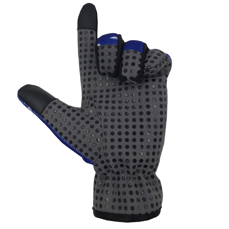 SAMONA Work and Gardening Gloves Micro Fibre Palm - Fourway