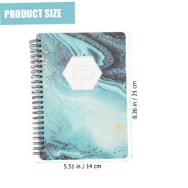 Totority Fitness Planner Notebook Portable Workout Journal Goal Journal for Women Daily Fitness Log Meal Tracker for Organizing Workouts Health Plans