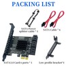 PCIe x1 SATA Card 6 Ports PCIE 3.0 SATA Expansion