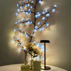 Blue Cherry Blossom LED Lights for Bedroom Decor, BomKra Cherry