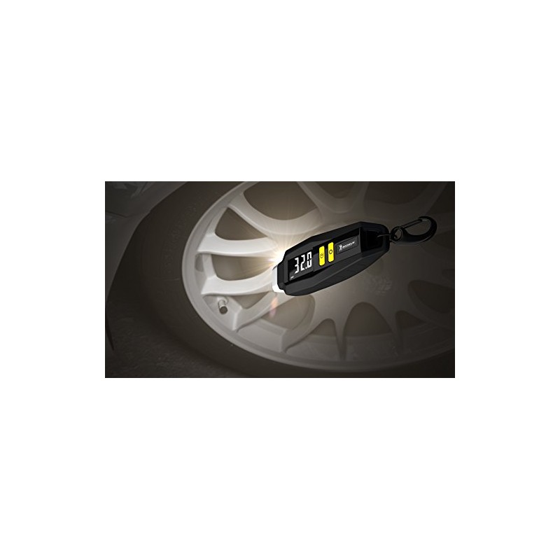 Michelin 12290B Digital Tyre Pressure Gauge With Key Ring