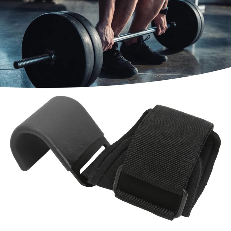 QANYEGN Powerlifting Hooks, Pro Wrist Strap Hooks, Heavy Duty Weightlifting