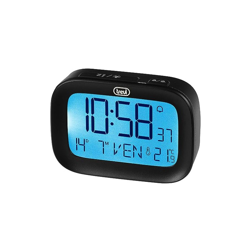 Trevi Digital Alarm Clock with Integrated Thermometer SLD 3850