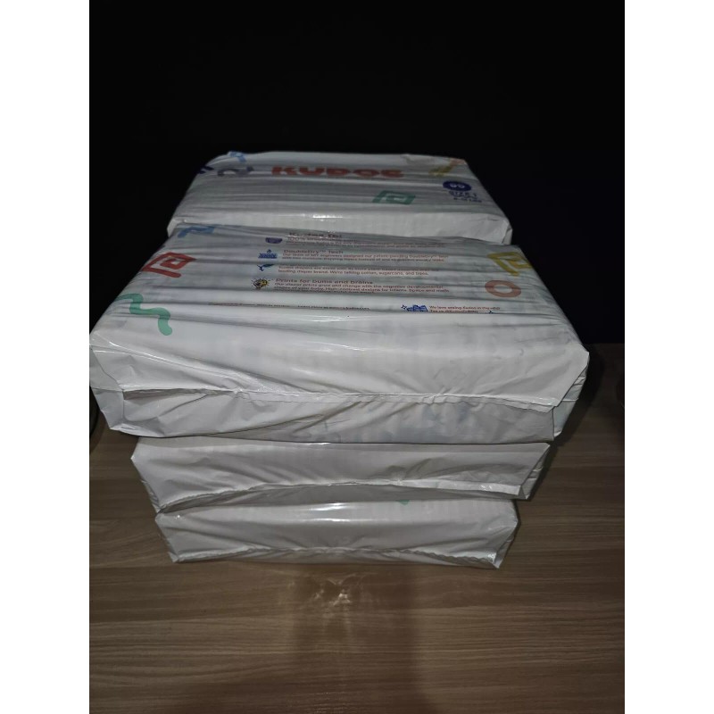 Kudos Size 1 Disposable Diapers, 8-13 lbs, 100% Breathable Cotton