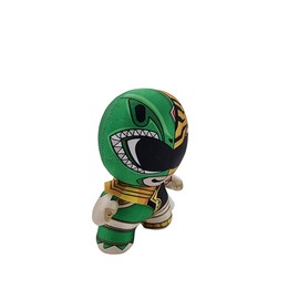 BANDAI Power Rangers Merchandise Green/White Ranger Plush Toy | 19cm Freestanding Green/White Ranger Cuddly Plushie | DZNR Collectable Soft Toys For Fans Of Cute Things Make Great Power Rangers Gifts
