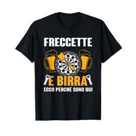 Dart Sport Divertente Regalo Di Freccette E Birra Maglietta