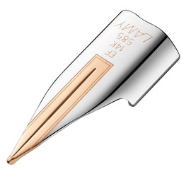 Lamy Z 58 Nib 888-14 Carat Gold Nib Bicolour (Silver Rose Gold) - Partially Palladium Plated - Suitable for Dialog CC Fountain Pen - Nib Size EF