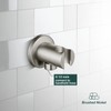 Heyalan Handheld Shower Wand Holder,Connecting Shower Hose and Water Pipe