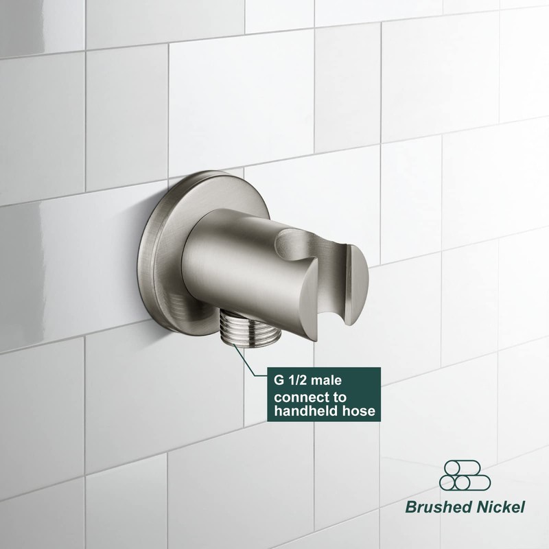 Heyalan Handheld Shower Wand Holder,Connecting Shower Hose and Water Pipe
